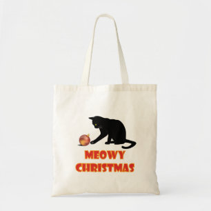 Meowy Christmas Funny Cat Tragetasche