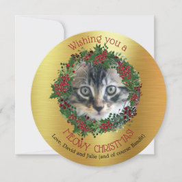 MEOWY CHRISTMAS || Ihre Cat Foto Card