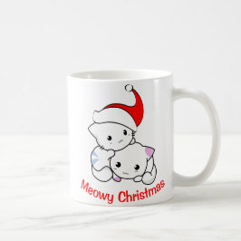 Meowy Christmas Kaffeetasse