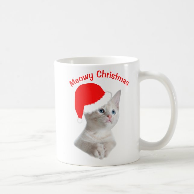 Meowy Christmas Kaffeetasse (Rechts)