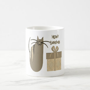 Meowy Christmas Kaffeetasse