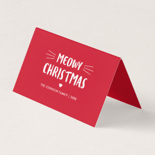 Meowy Christmas   Niedliches Cat Holiday Foto
