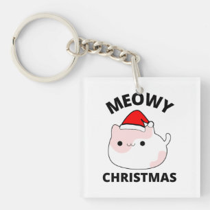 Meowy Christmas Schlüsselanhänger