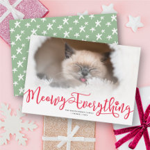 Meowy Everything Elegante Script Cat Funny Foto