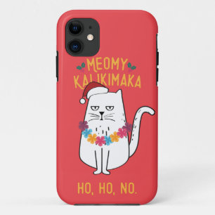 Meowy Kalikimaka - Funny Cat Christmas Case-Mate iPhone Hülle