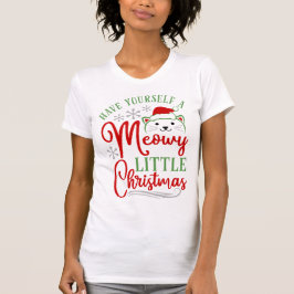 Meowy Little Christmas T - Shirt