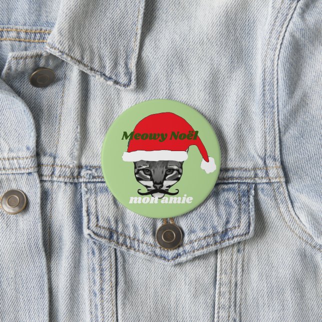 Meowy Noël Montag amie Button (Beispiel)