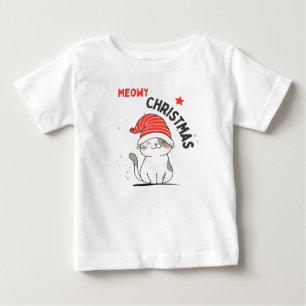 Meowy Weihnachten Baby T-shirt