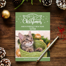 Meowy Weihnachten und eine falsche Fotokarte für d