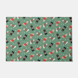 Meowy Weihnachtskatzen Fußmatte