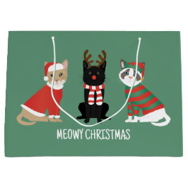 Meowy Weihnachtskatzen Große Geschenktüte
