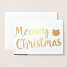 Meowy Weihnachtskatzendesign