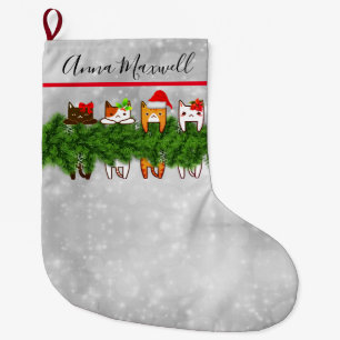 Meowy WeihnachtsStrumpf Großer Weihnachtsstrumpf