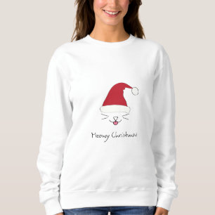 Meowy WeihnachtsSweatshirt Sweatshirt