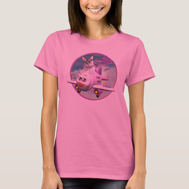 Meowzalina, das hoch fliegt T-Shirt (Vorderseite)