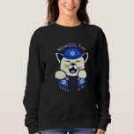 Meowzel Tov Cat Sweatshirt<br><div class="desc">Funny Meowzel Tov design with cat,  perfect for a Hanukkah or Chanukah for your jewish friends and family members who love Cats!</div>