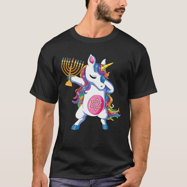 Meowzel Tov Chanukah Jüdischer Cat Owner Ugly Hanu T-Shirt (Vorderseite)
