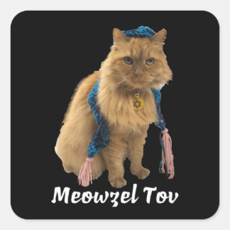 Meowzel Tov Mazel Tov autocollants de chat juif