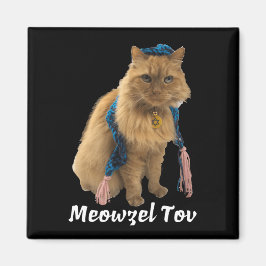 Meowzel Tov Mazel Tov Jüdische Katze Magnet