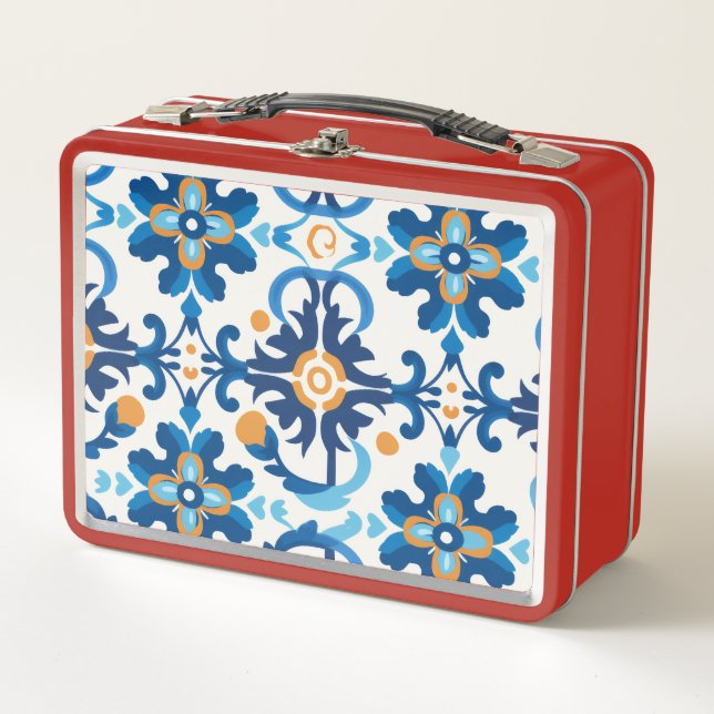 Mepal Lumina Storage Box - Nordic Blue Metall Brotdose (Vorderseite)