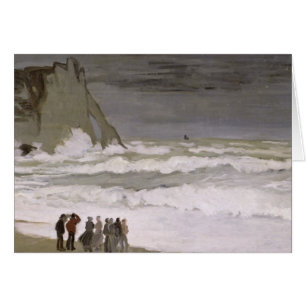 Mer agitée de Claude Monet chez Etretat, 1868-69