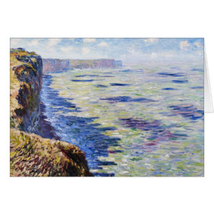 Mer chez Fecamp, vue des falaises, 1881