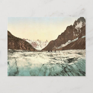 Mer de Glace, Mont Blanc, Chamonix-Tal, Frankreich Postkarte