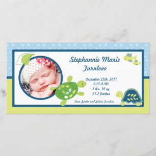 mer d'océan de récif de tortue de faire-part de