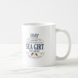 Mer enserrée, tasse d'anniversaire de New Jersey