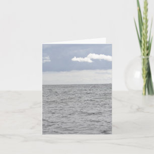 Mer et beaux nuages