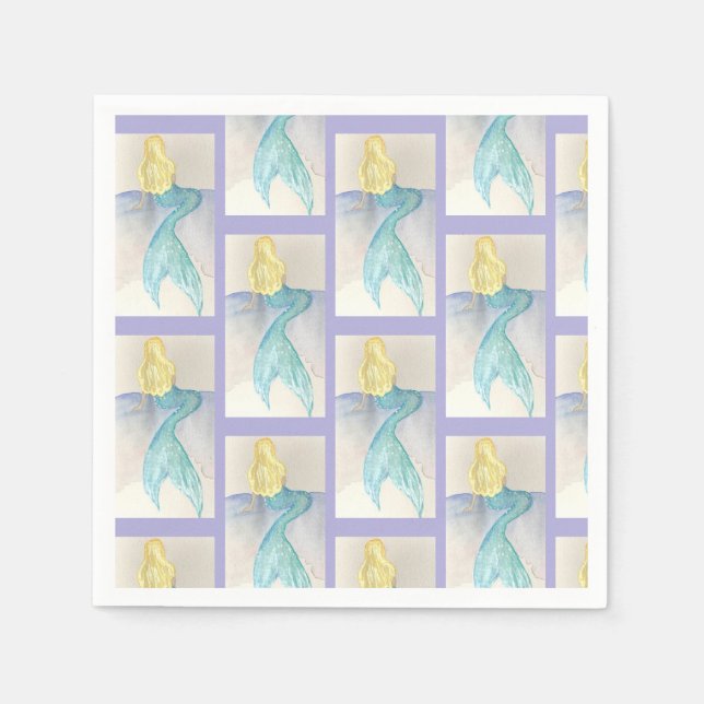 Mer-mazing Mermaid Serviette (Vorderseite)