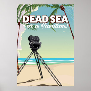 Mer Morte pour des vacances ! Affiche de voyage