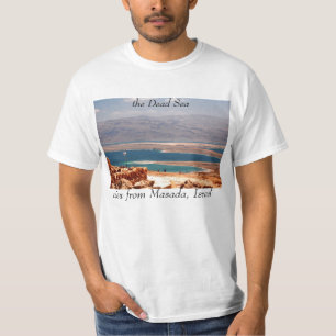 Mer morte, vue de T-shirt de Masada