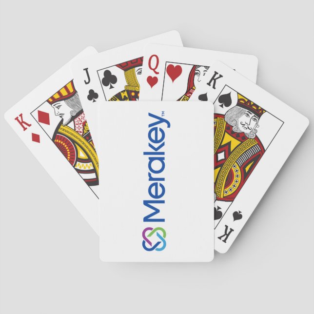 Merakey Logo-Standardspielkarten Spielkarten (Rückseite)