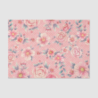 Meraki Pink Floral Serie Design 16 Seidenpapier