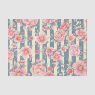 Meraki Pink Floral Series Design 10 Seidenpapier