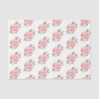 Meraki Pink Floral Series Design 5 Seidenpapier