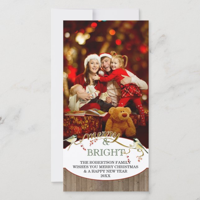 Meran n Bright Holidays Modernes Foto Weihnachten (Vorderseite)