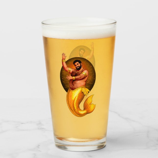 Merbear Lagoon - Rashid Al-Bahr Glas (Vorne (Gefüllt))