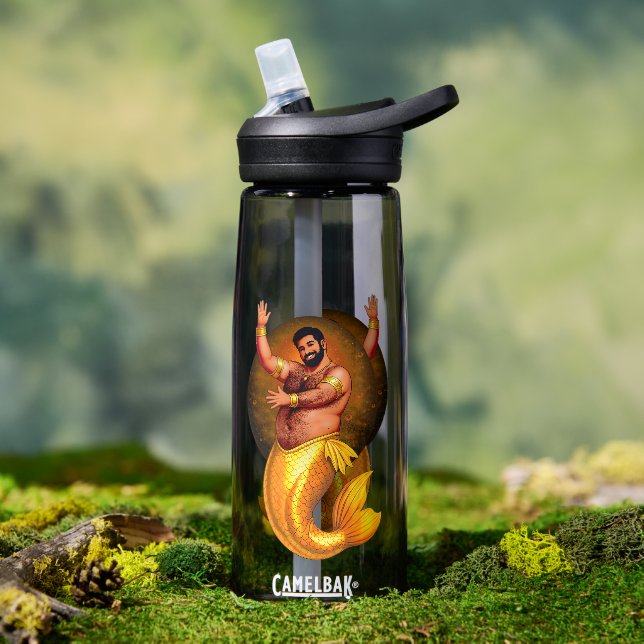 Merbear Lagoon - Rashid Al-Bahr Trinkflasche (Außenbereich (gedreht))