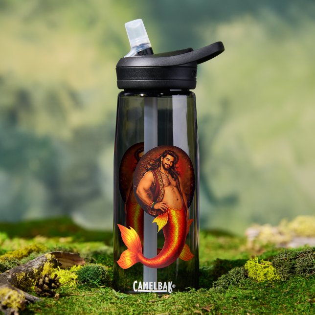 Merbear Lagune - Mateo del Mar Trinkflasche (Außenbereich (gedreht))
