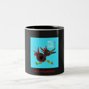 MERC EST DANS RETRO 11 oz. mug à deux tons