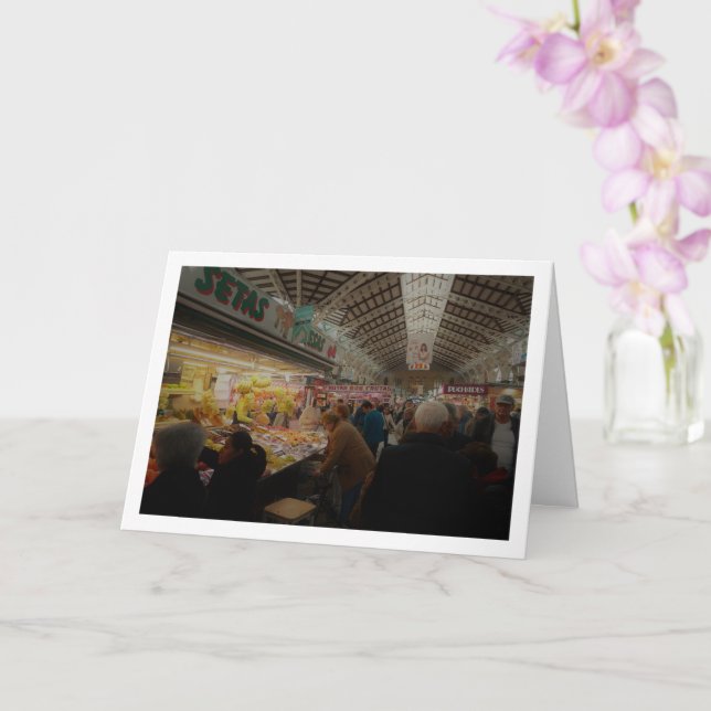 Mercado Central, Valencia, España Karte (Orchidee)