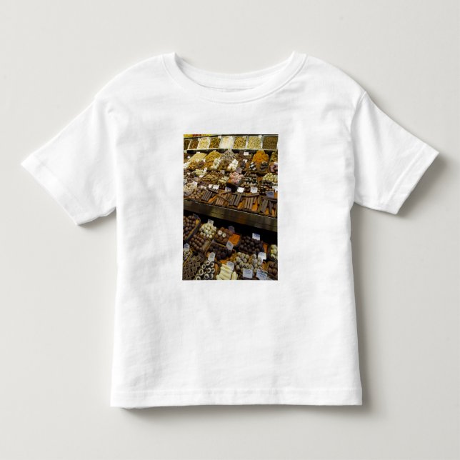 Mercat de Sant Josep, verschiedene Schokoladenbonb Kleinkind T-shirt (Vorderseite)