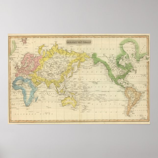 Mercator-Diagramm 2 Poster (Vorne)