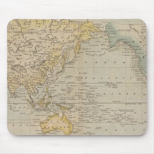 Mercator-Diagramm Mousepad (Vorne)