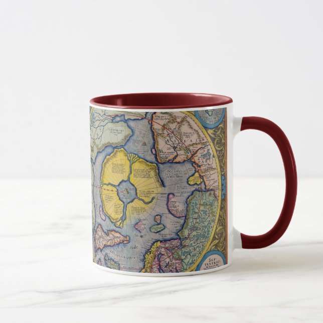 Mercator Nordpol-Tasse #2 Tasse (Rechts)