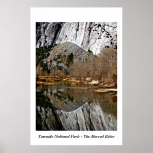 MERCED FLUSS IN YOSEMITE-TAL POSTER
