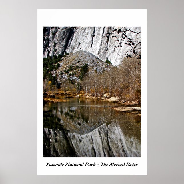 MERCED FLUSS IN YOSEMITE-TAL POSTER (Vorne)