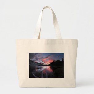 Merced lake Sunset - Yosemite - California Jumbo Stoffbeutel
